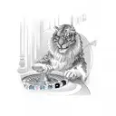 casino tattoo design idea