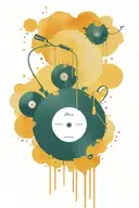 I want a tattoo that contains a piano, headphones, turntables, a cassette and an old recorder. tattoo design idea