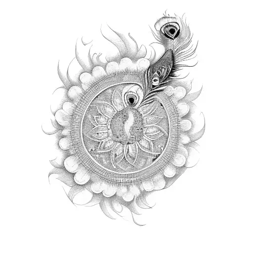 First tattoo design for the year. Get more peacocks ya all#traditional... |  TikTok