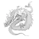 Dragon wrapped around an arm tattoo design idea