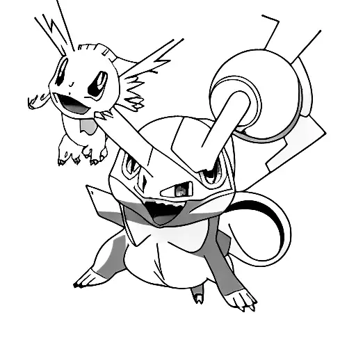 Pokémon simplified  tattoo design idea