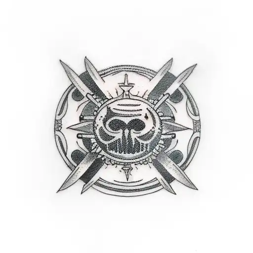 blackhole interstellaire Vegvisir viking tattoo design idea