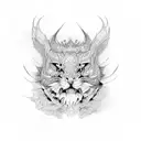 mind over matter tattoo design idea