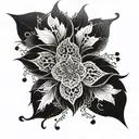 Create a tattoo design inspired by the intricate patterns seen in Portuguese architecture tattoo design idea