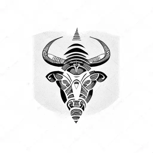 taurus zodiac constellation  tattoo design idea
