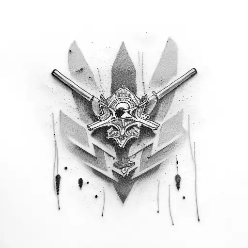 skate punk, graffiti, gangster tattoo design idea