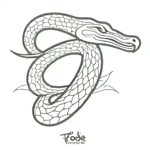 kobe logo with a snake tattoo design idea