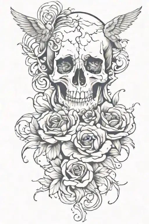 Tattoo ideas with: Nightmares, stress yourself tattoo design idea