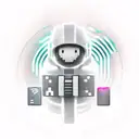 A hacker character wearing a Mario-themed outfit, surrounded by wifi signals and coding symbols tattoo design idea
