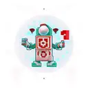 A hacker character wearing a Mario-themed outfit, surrounded by wifi signals and coding symbols tattoo design idea
