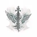 spine tattoo design idea