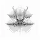 spine tattoo design idea