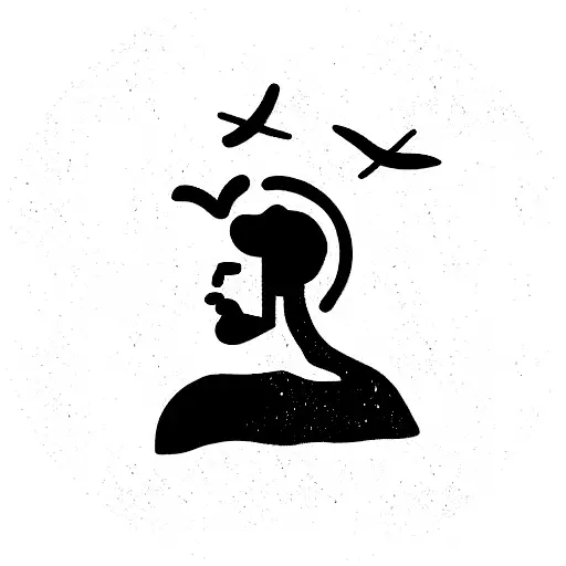 stoicism philosophy tattoo design idea