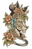AG tattoo design idea
