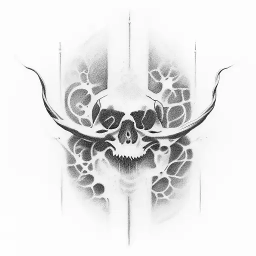 A tattoo of the album cover from the album echos silence patients and grace from the foo fighters with the text”What if  tattoo design idea