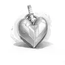 3 hearts tattoo design idea