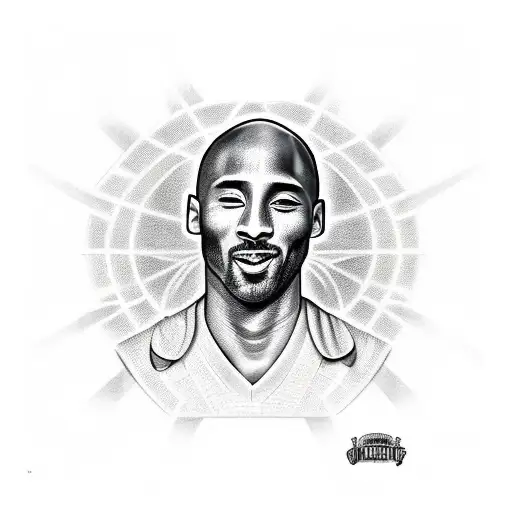 Kobe Briant homenagem basquete  tattoo design idea