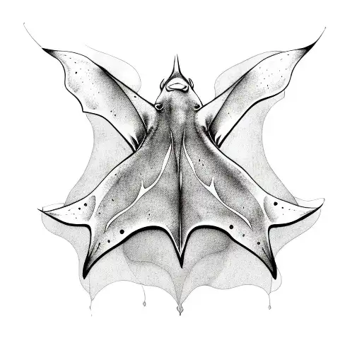 manta ray tattoo design idea