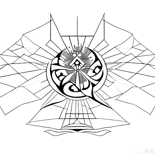 Symbolic representation of نویان brotherhood tattoo design idea