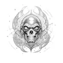 machado do escanor  tattoo design idea