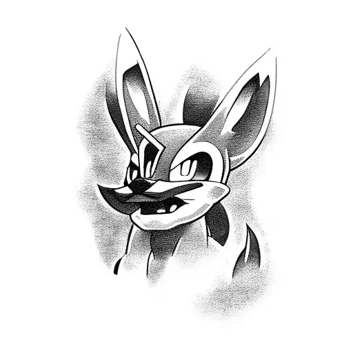 Lucario tattoo design idea