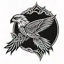 mn12 thunderbird logo  tattoo design idea