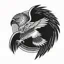 mn12 thunderbird logo  tattoo design idea