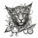 M tattoo design idea