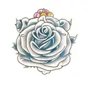 grateful dead roses tattoo design idea