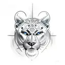 Panther tattoo design idea