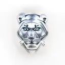 Panther tattoo design idea