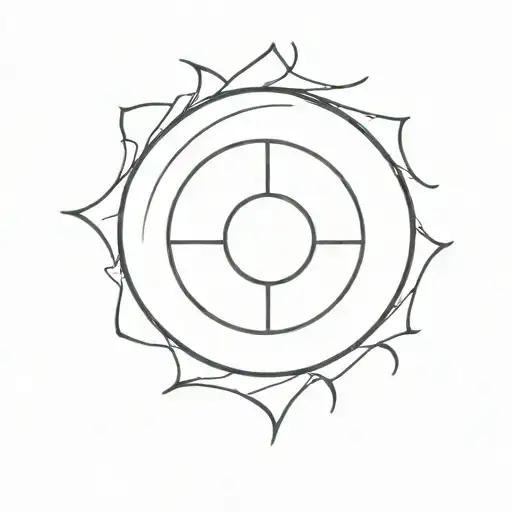 solar eclipse tattoo design idea