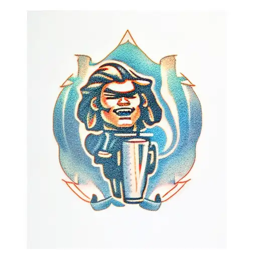 anakin skywalker bartender tattoo design idea