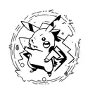 PIKACHU tattoo design idea