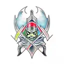 Sword zoro tattoo design idea