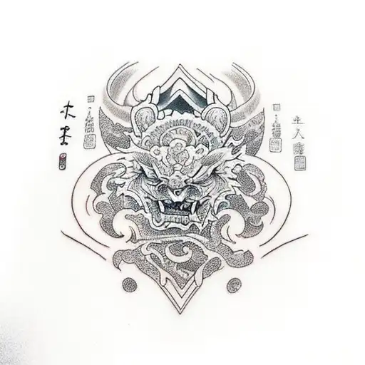 pastor aleman  tattoo design idea