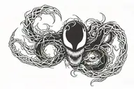 Venom tattoo design idea