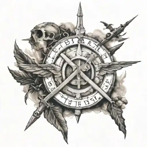 If you want peace, prepare for war tattoo design idea