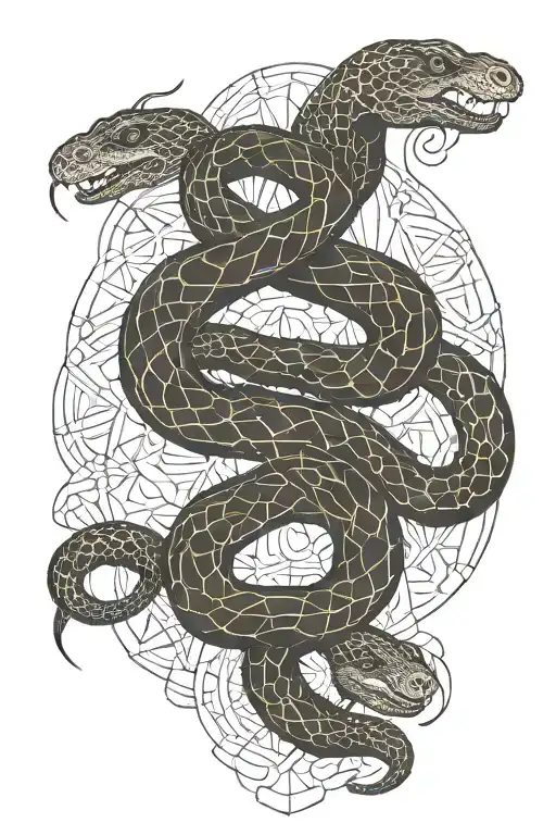 kundalini snake tattoo tattoo design idea