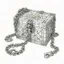 hellraiser box with chains tattoo design idea