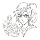 Make a tattoo from the game nickname OSCAR. And link Twitch streams and YouTube videos to my activities tattoo design idea