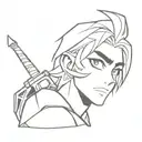 Make a tattoo from the game nickname OSCAR. And link Twitch streams and YouTube videos to my activities tattoo design idea