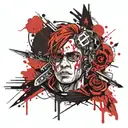 Make a tattoo from the game nickname OSCAR. And link Twitch streams and YouTube videos to my activities tattoo design idea