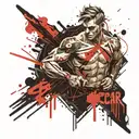 Make a tattoo from the game nickname OSCAR. And link Twitch streams and YouTube videos to my activities tattoo design idea