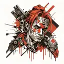 Make a tattoo from the game nickname OSCAR. And link Twitch streams and YouTube videos to my activities tattoo design idea