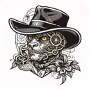 Make a tattoo from the game nickname OSCAR, playing with its meaning with an award, since OSCAR is an award. And connect with mine tattoo design idea