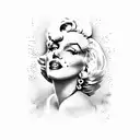 marilyn monroe tattoo design idea