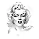 marilyn monroe tattoo design idea