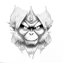 Monkey D. Luffy tattoo design idea