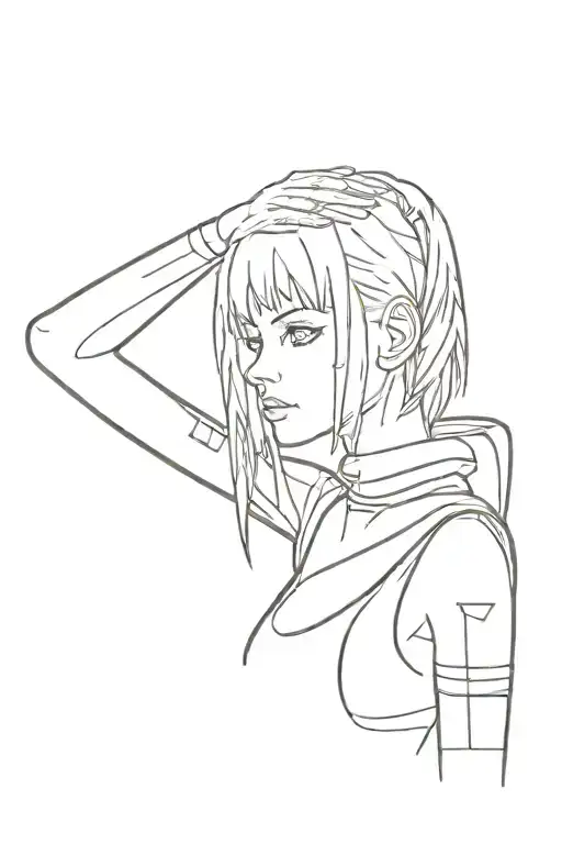 The Fifth Element, Leeloo tattoo design idea